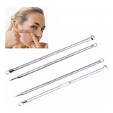 Extrator Cureta Espremedor Inox Poros Acne Profissional