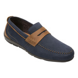 Zapato Para Hombre Flexi 410402 Azul