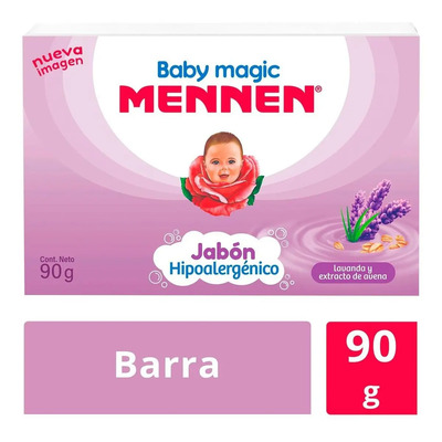 Jabón en Barra para Bebés Mennen Baby Magic Lavanda 90g | MercadoLibre