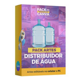 Pack Canva Editável Distribuidor De Água