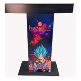 Pedestal Hanylish Para Tablero Arcade Impreso En Los 4 Lados