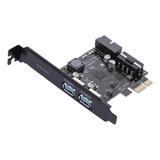 Placa Pci Express Stw Pci-e To Usb 3.0 Mini Pci-e Usb De 2 P