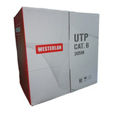 Cable Utp Cat6 305 Mts 70% Cobre Real Westerlan / Safetech