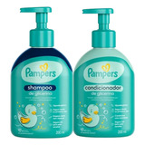  Kit Shampoo E Condicionador Glicerina Pampers 200ml
