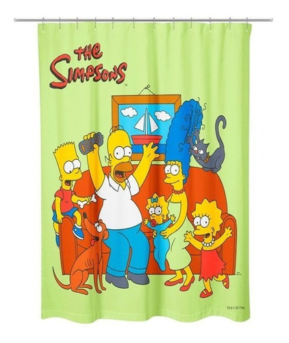 Cortina De Baño Simpsons Sillon