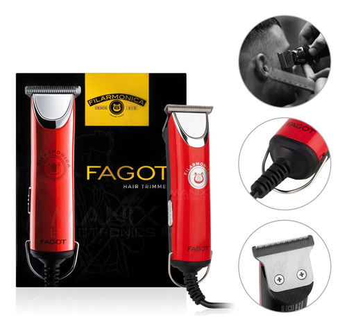 Máquina Corta Pelo Profesional Trimmer Fagot Filarmónica®