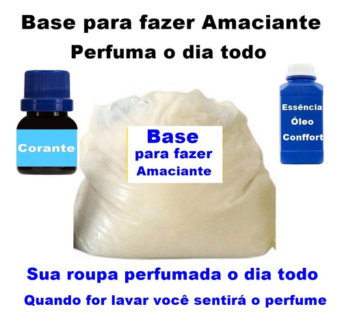 Base Para Fazer Amaciante Faz 50 Lt Perfume +