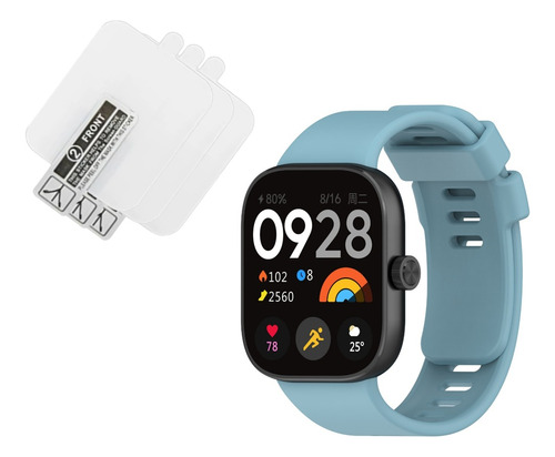 Pulsera De Repuesto Para Redmi Watch 4 + 3 Protectores 