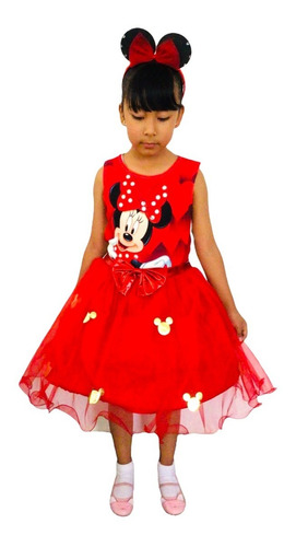 Vestido Bebé Niña Princesas Disney Navidad Fiesta Elegante