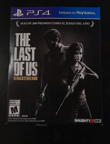 The Last Of Us , Remasterizado Juego Ps4