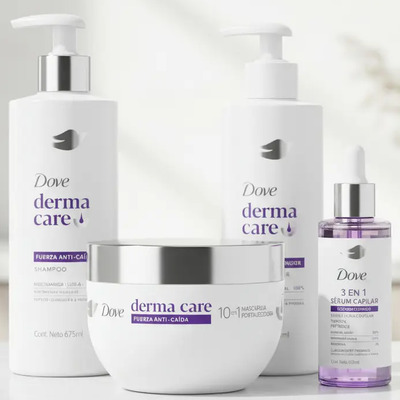 Kit Dove: 1 Shampoo 675ml + 1 Mascarilla 270g + 1 Serum 50ml + 1 Acondicionador 400ml | Envío gratis