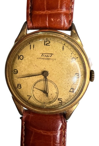Relógio Antigo Tissot Antimagnético 6563-1 Original Com Nota