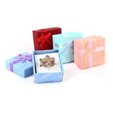 Pack 24 Cajas Carton Joyas Anillos Aros 4x4cm Regalo