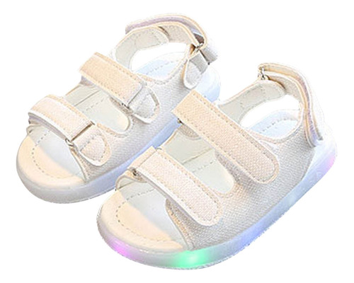Sandalias De Verano Para Niños Con Luz Led, Zapatos De Playa