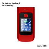 Yeemi K21+ Flip Teléfono Móvil Dual Sim Tarjetas 3g Red