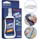 Kit Limpa Telas Celular Notebook Tv C/ Pano Microfibra Vidro