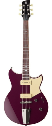 Guitarra Eléctrica Yamaha Revstar Standard Rss02t Chambered De Caoba Hot Merlot Poliuretano Brillante Con Diapasón De Palo De Rosa