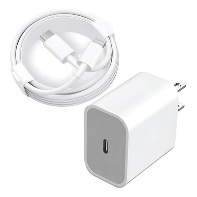 Cargador Para iPhone 14 13 12 11 Xr X Carga Rapida 20w Oem 20wats