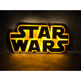 Cuadro Led Star Wars | 50x20cm | 12v | Dimmer | Mdf 5,5mm