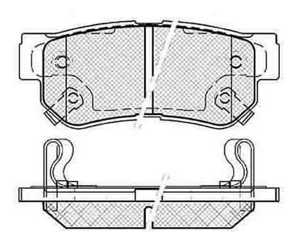 Pastillas Freno Para Hyundai Sonata Iii - Iv - V 98/ Foto 2