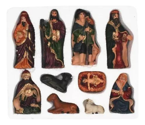 Pesebre Navideño (10) Figuras Navidad Hogar Decoración Nacim