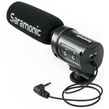 Micrófono De Cámara Saramonic Sr-m3 Boom Con Salida P2 Negra