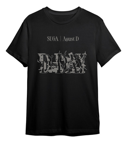Camiseta Camisa Suga Agust D  Album D Day Bts K Pop Unissex