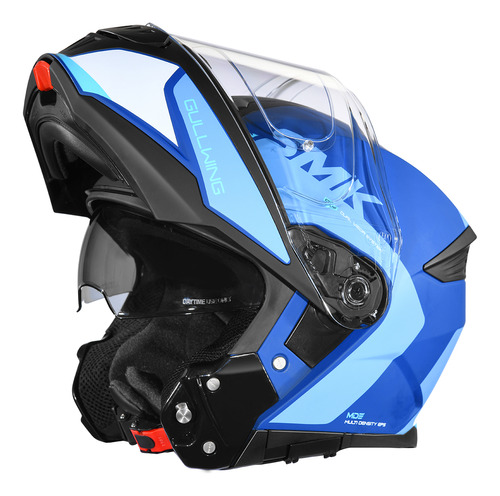 Casco Moto Rebatible Smk Gullwing Kresto Doble Visor