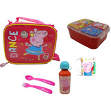 Peppa Pig  Lunchera Tèrmica  Cantimplora Taper  Y Cubiertos