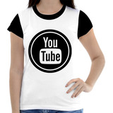 Camisa Camiseta Feminina Youtube Youtuber Canal Envio Hoj 17