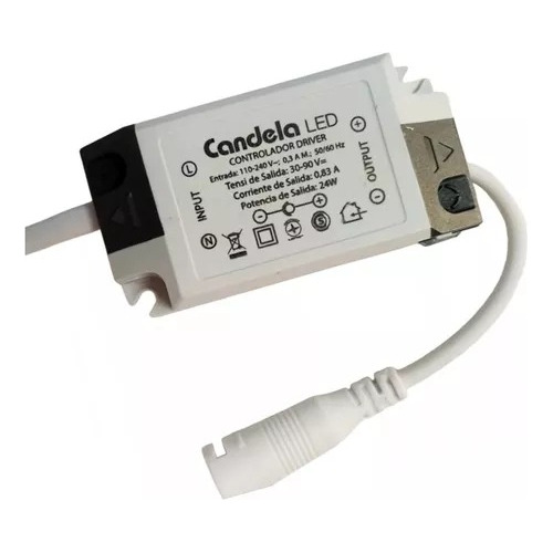 3 Drivers Controladores Panel Led 24w Fuente Transf. Candela