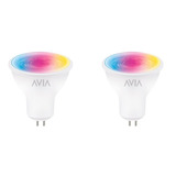 Foco Led Dicroico Gu5.3 Avia Dimeable Smarthome Pack 2