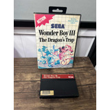 Wonder Boy Iii The Dragon's Trap Sega Master System Original