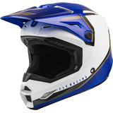 Casco Fly Racing Niño Kinetic Vision Blanco/azul