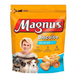 Kit 5 Biscoito Magnus Cães Filhote 200g