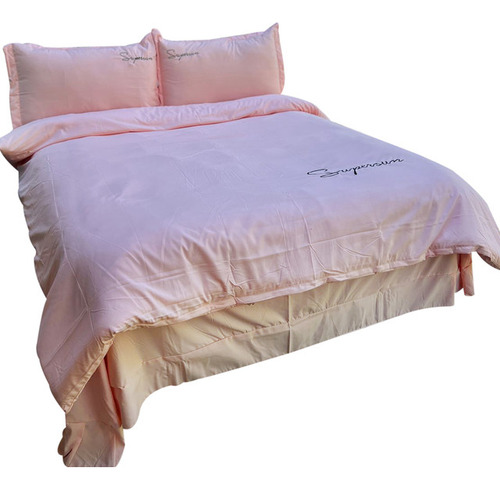 Funda Duvet Sampson Bordado Palo De Rosa Doble