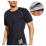 Camisa Deportiva Con Cuello Redondo Para Hombre, Sudadera De