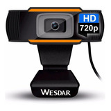 Camara Web Wesdar Webcam Usb Hd 720p Plug & Play Microfono 