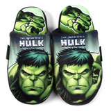 Pantuflas Marvel Super Heroes Hulk Nenes Chicos 04500-3