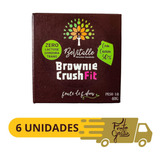 Brownie50% Cacau Integral Zero Gordura Trans Fit Com 6 Unid.