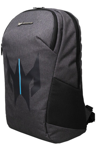 Gaming Back Pack Acer Predator Mochila Color Negro Diseño De La Tela Liso Abg140