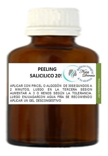  Acido Salicilico 20% Cicatrices Acne Posos Peeling Poros