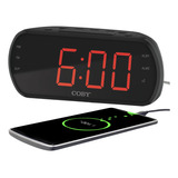 Coby Reloj Despertador Digital Dual Con Radio Fm, Pantalla .