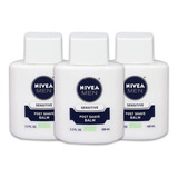 Bálsamo Afeitado Nivea Men Sensible, Pack 3x100 Ml.