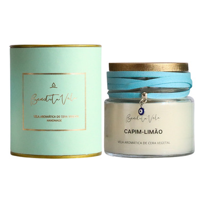 Vela Aromática Vegetal Capim-limão 140 G Full - Bendita Vela