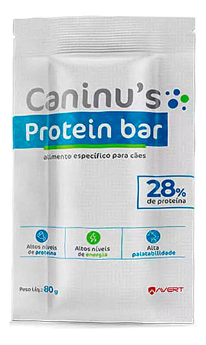 Caninu's Protein Bar Suplemento Para Cachorros 80gr