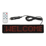 Pantalla Led Publicitaria Para Automóvil - Control Remoto