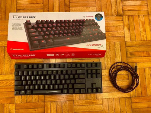 Teclado Gamer Hyperx Alloy Fps Pro Qwerty Cherry Mx