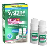 Systane Ultra Pf Gotas Lubricante Para Ojos 10ml -(2 Pack)