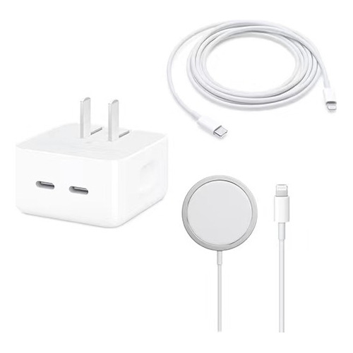 Kit De 35w Cargador Magsafe Carga Rapida Para iPhone Tipo C